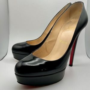 Christian Louboutin Bianca 140 calf black size 37.5 (7.5)